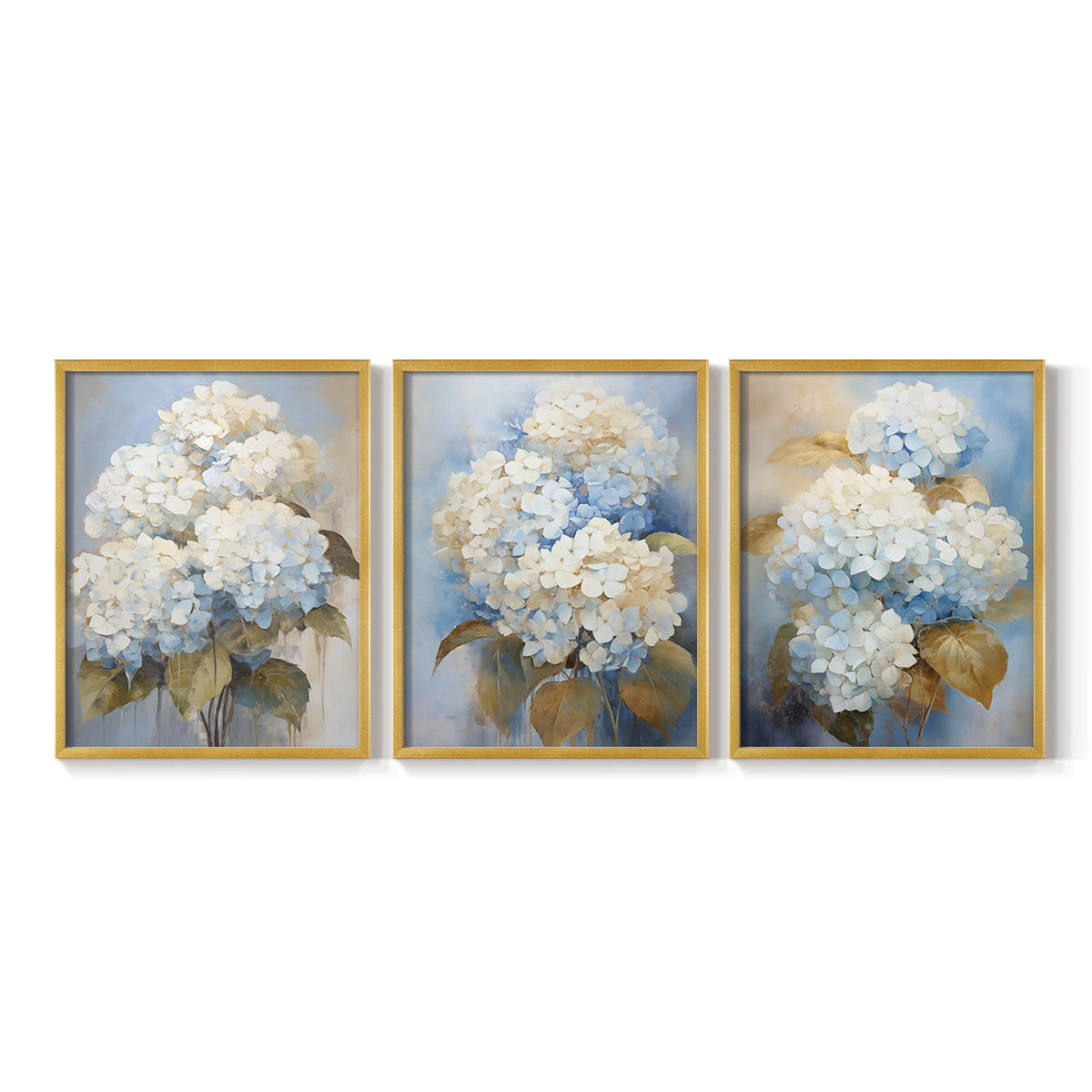 Floral Study Series XLIII - Restickable Framed Art Set