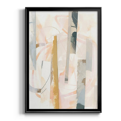 Melon Litmus I - Modern Framed Canvas Print