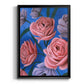 Layered Petals I - Modern Framed Canvas Print