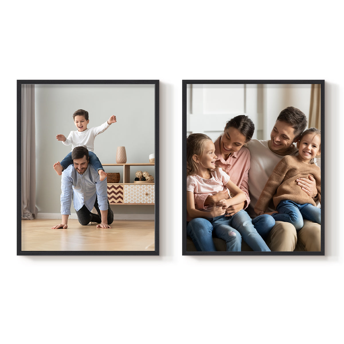Set of 2 Restickable Custom Framed Photos - 16" x 20"