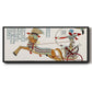 Egyptian Chariots I - Floater Framed Canvas Print