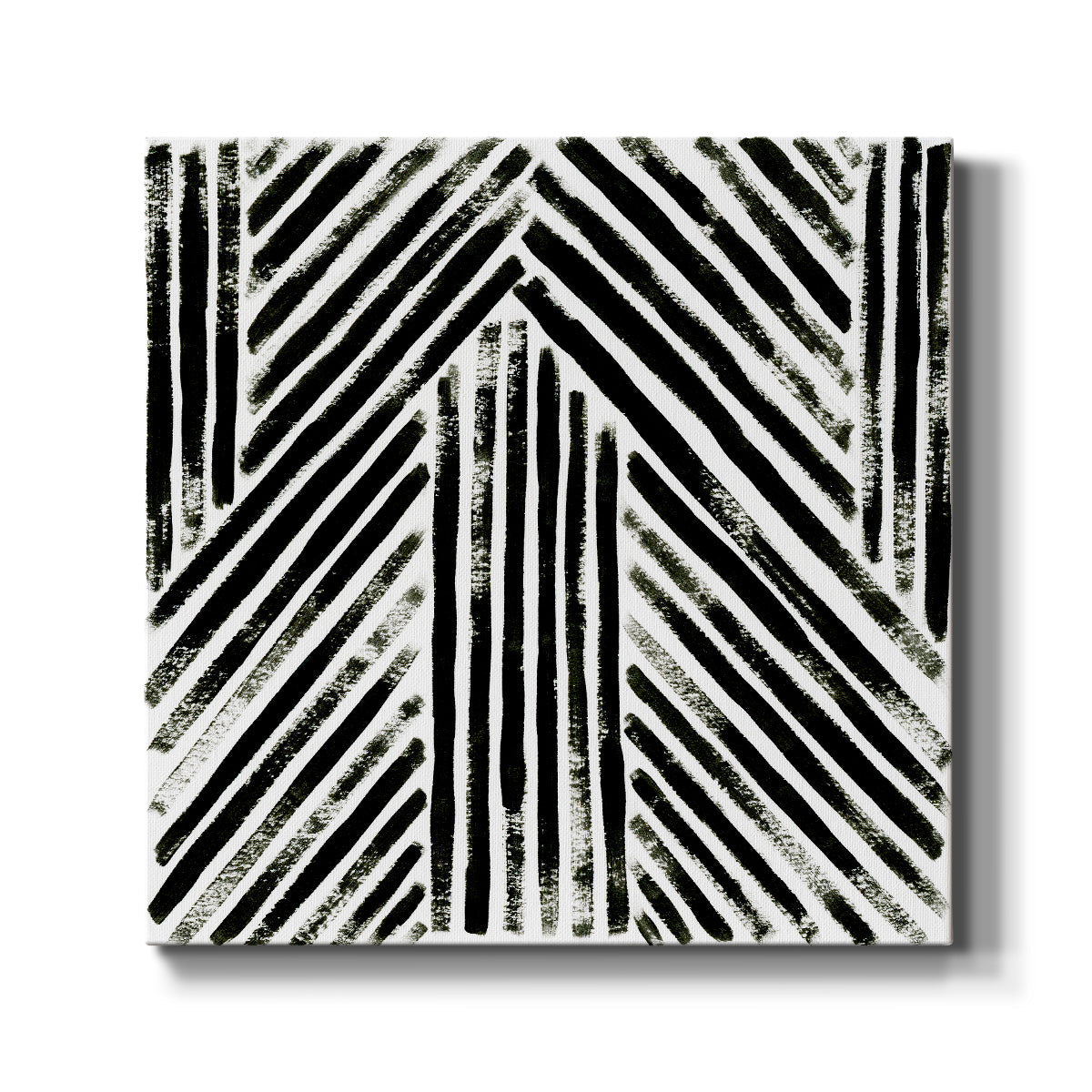 Concentric Ink II - Canvas Art Print