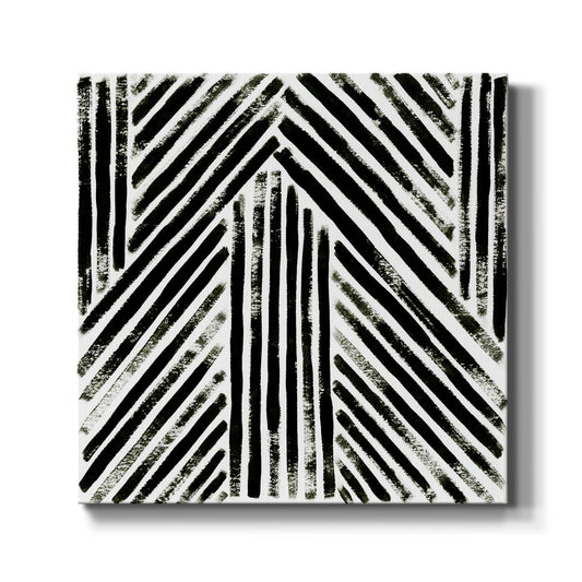 Concentric Ink II - Canvas Art Print