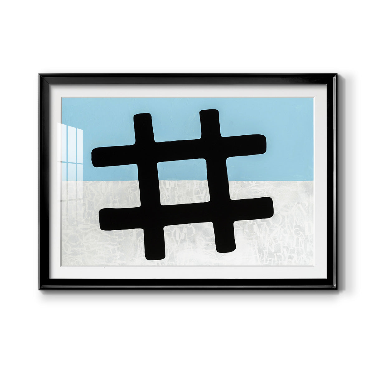 Hashtag Premium Framed Print - Ready to Hang