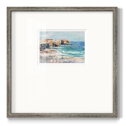 Sea Cliff Study I Premium Framed Print Double Matboard