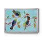 Bitty Birds I - Modern Framed Canvas Print