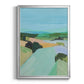 Bright Colored Countryside IV - Modern Framed Canvas Print