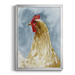 Chicken Portrait I - Modern Framed Canvas Print