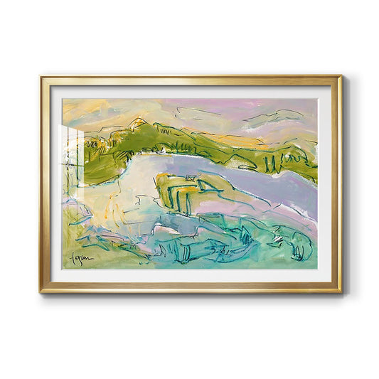 Treasured Island - Modern Framed Art Print