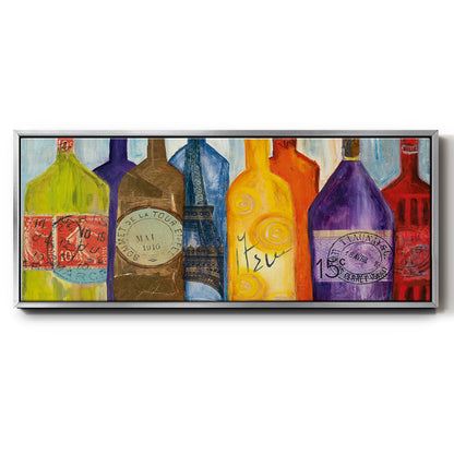 Vive La Bourgogne - Floater Framed Canvas Print