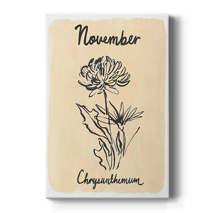Birth Month XI - Canvas Art Print