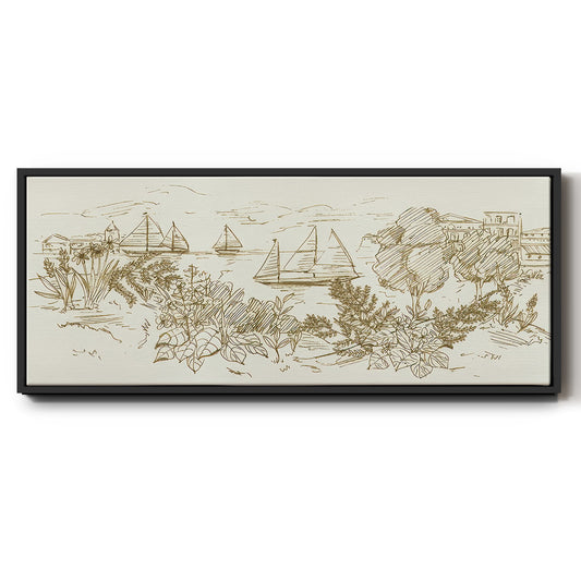 Autumn Landing II - Floater Framed Canvas Print