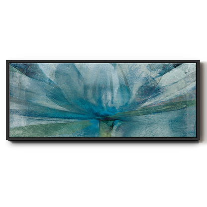 Blue Awakening - Floater Framed Canvas Print