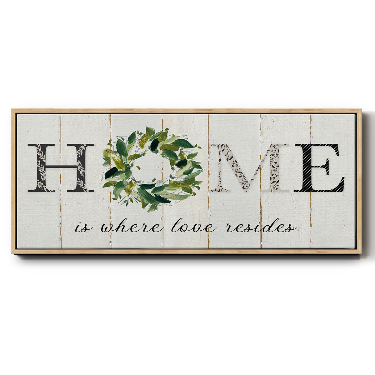 Love Resides - Floater Framed Canvas Print