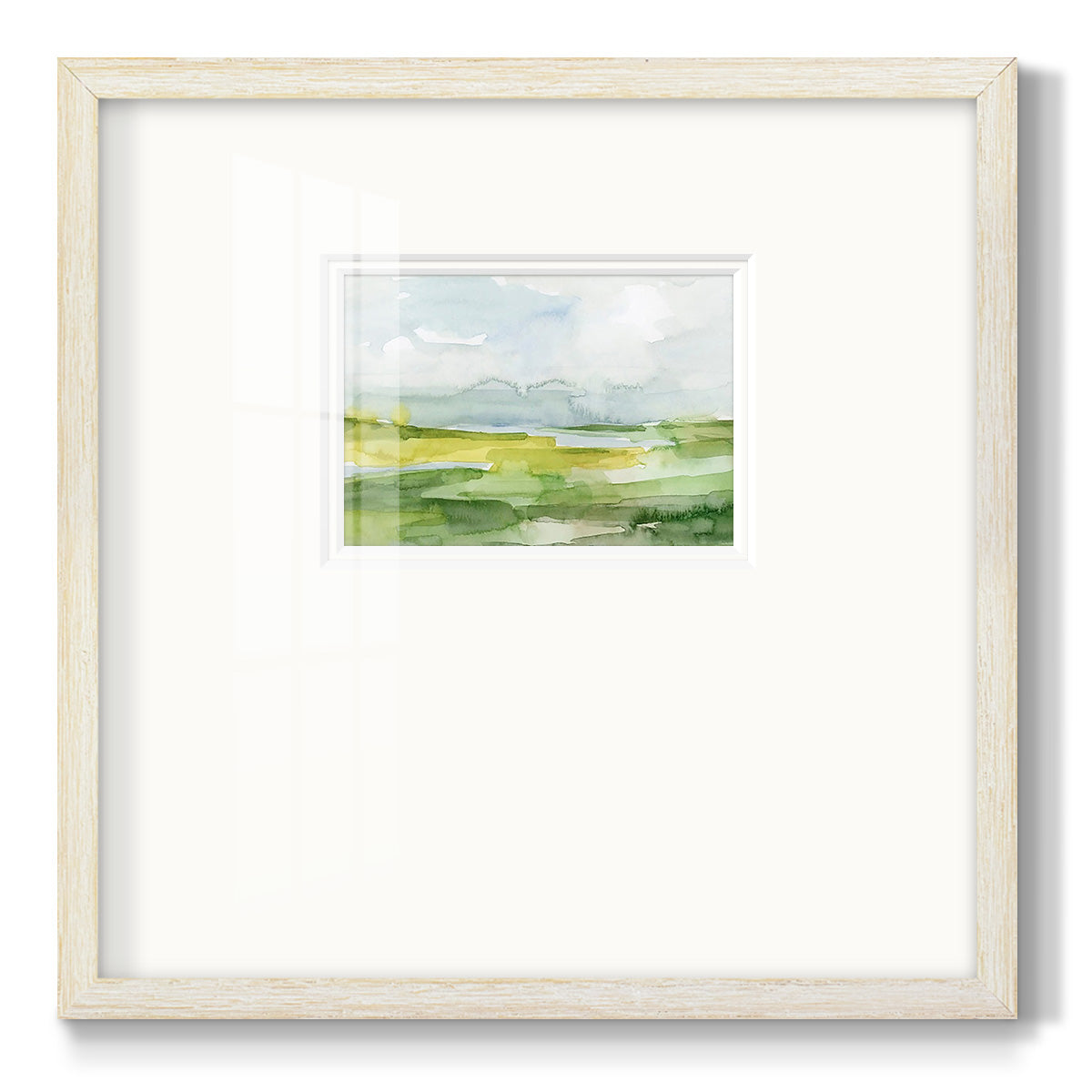 Watery Lowlands II Premium Framed Print Double Matboard