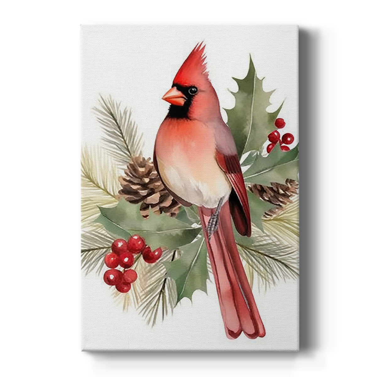 Tinsel-Gold Carol - Canvas Art Print