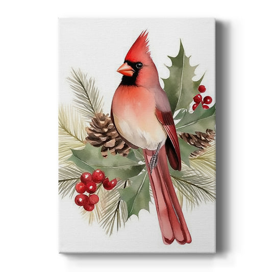 Tinsel-Gold Carol - Canvas Art Print