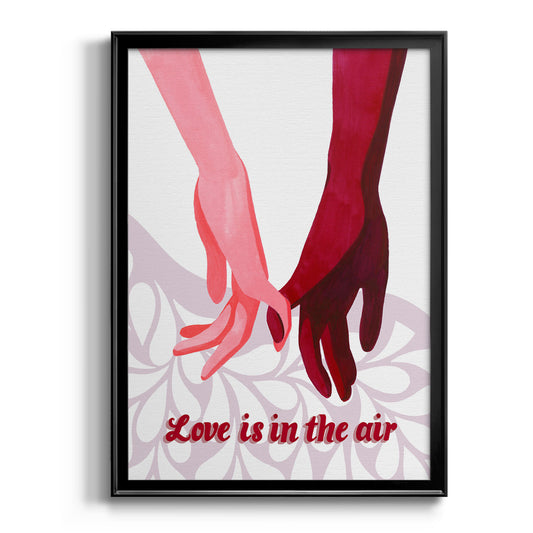 Groovy Love II - Modern Framed Canvas Print