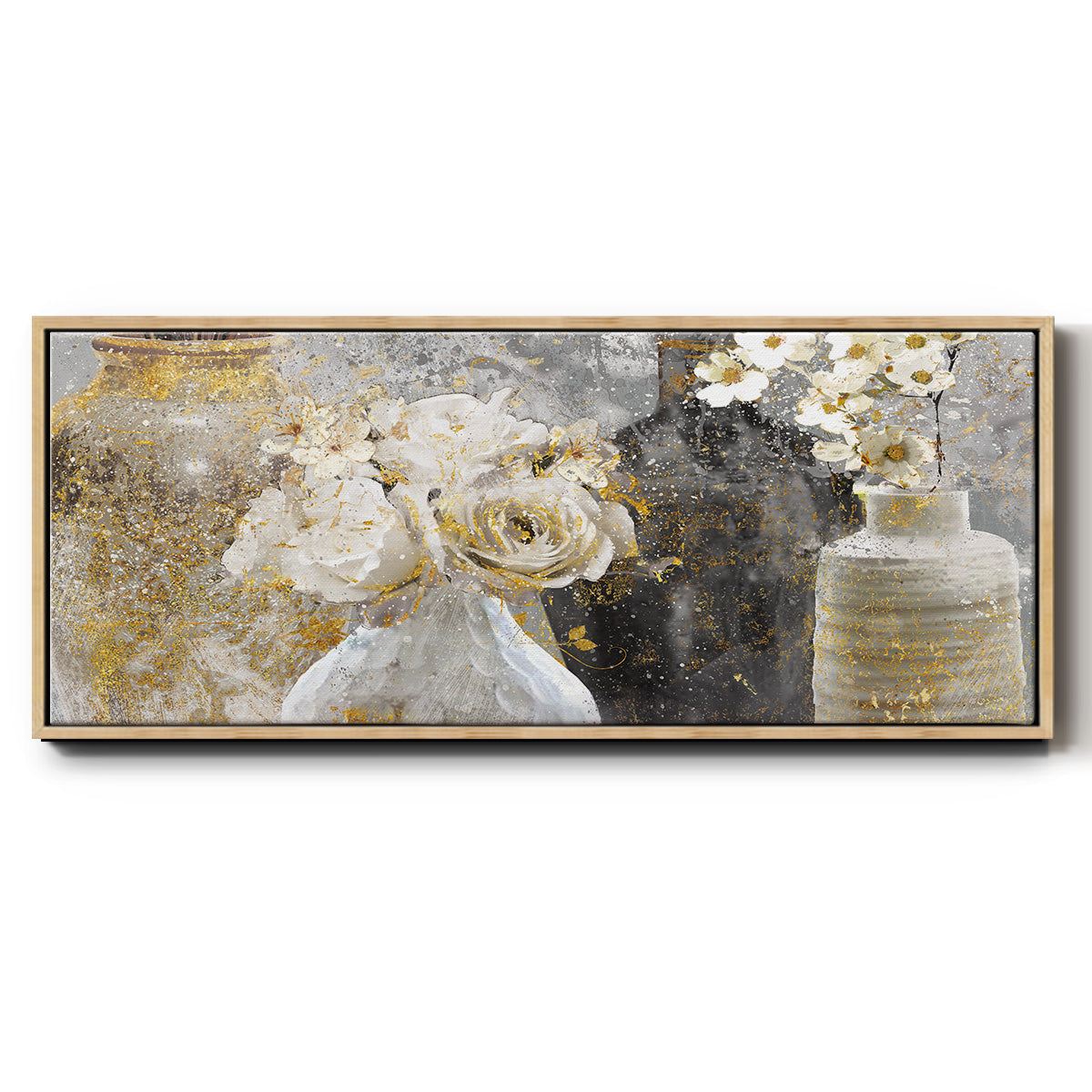 Fleur Couture - Floater Framed Canvas Print