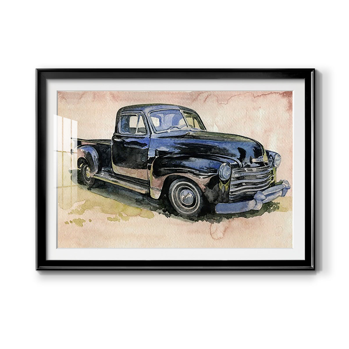 Antique Pickup II Premium Framed Print - Ready to Hang