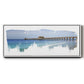 Virginia Beach Pier - Floater Framed Canvas Print