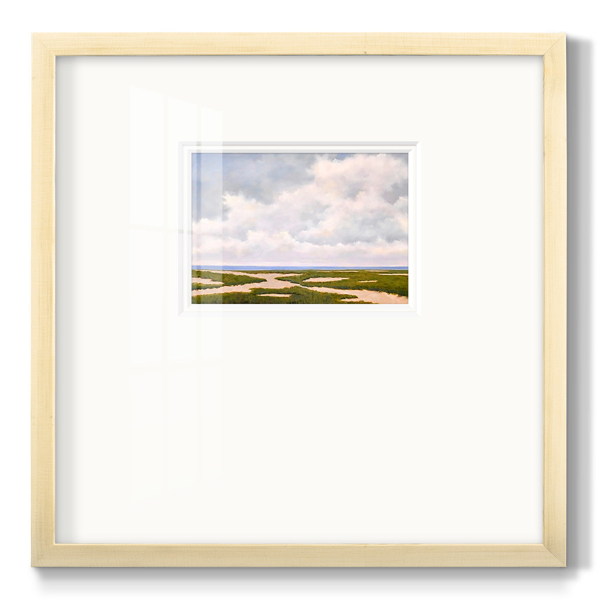 Beach Dunes - Double Matboard Framed Print