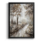 Into the Woods - Modern Framed Canvas Print