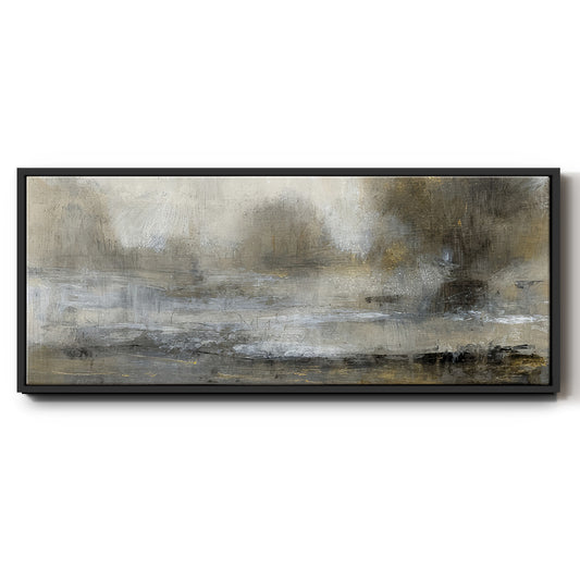 Gilt Landscape I - Floater Framed Canvas Print