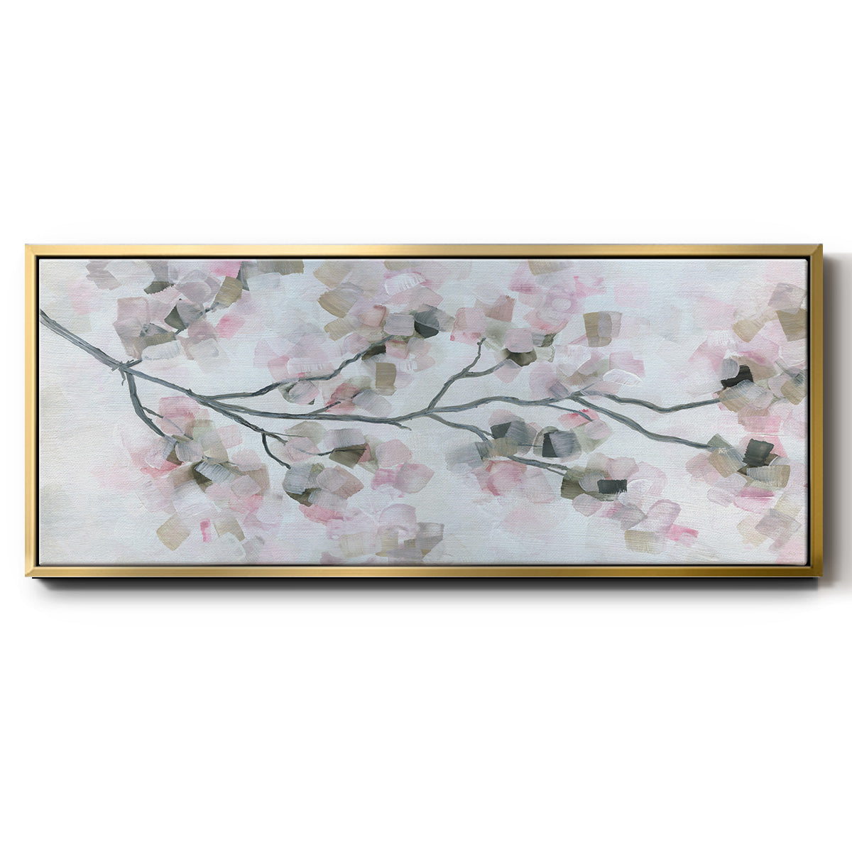Cherry Blossoms - Floater Framed Canvas Print