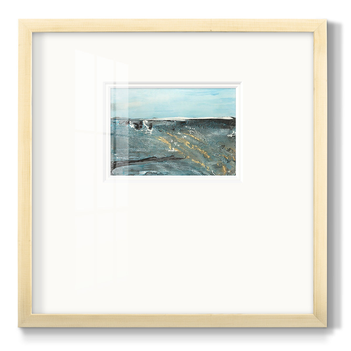 Flow of Love in Ocean II Premium Framed Print Double Matboard