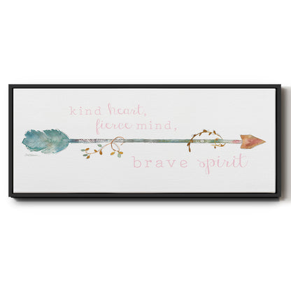 Brave Spirit - Floater Framed Canvas Print