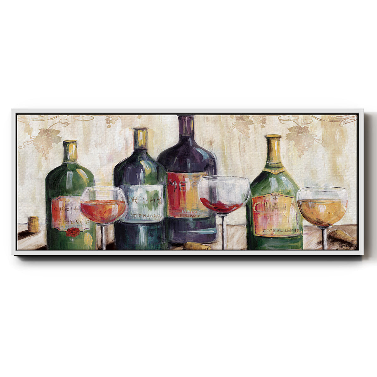 The Dinner Party - Floater Framed Canvas Print
