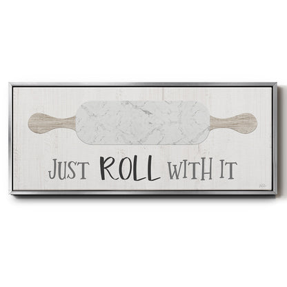 Roll With It - Floater Framed Canvas Print