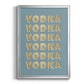 Vodka - Modern Framed Canvas Print