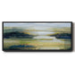 Lime Strata II - Floater Framed Canvas Print