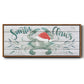 Tis the Seasun Collection D - Floater Framed Canvas Print