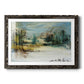 Wintery Horizon II - Barnwood Framed Art Print