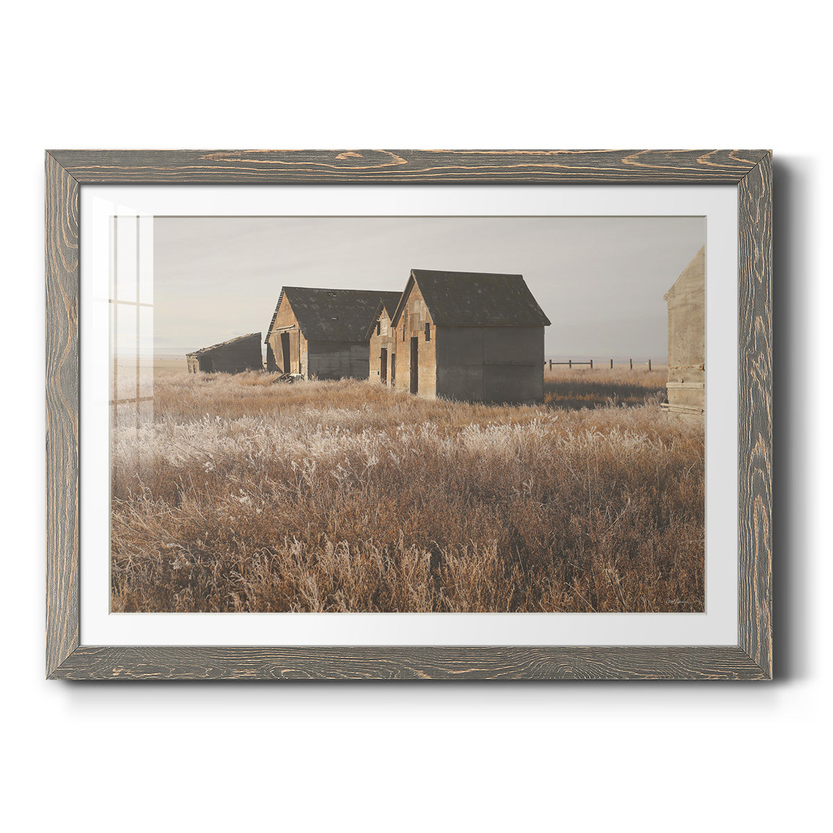 The Old Farm - Barnwood Framed Art Print