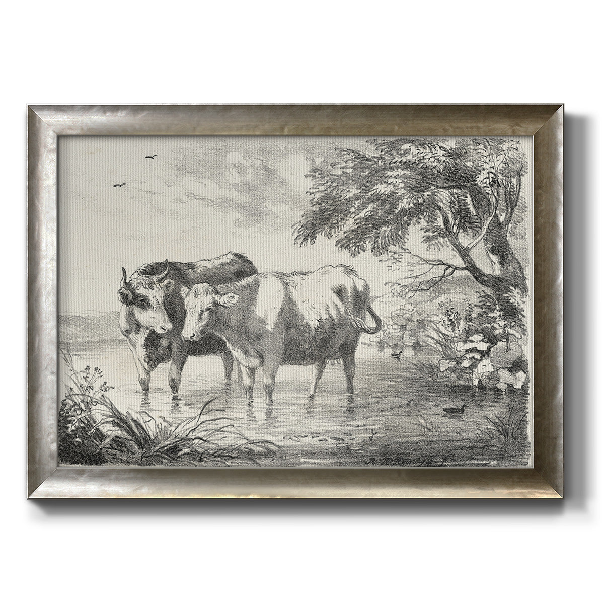 Rural Charms II Premium Framed Canvas- Ready to Hang