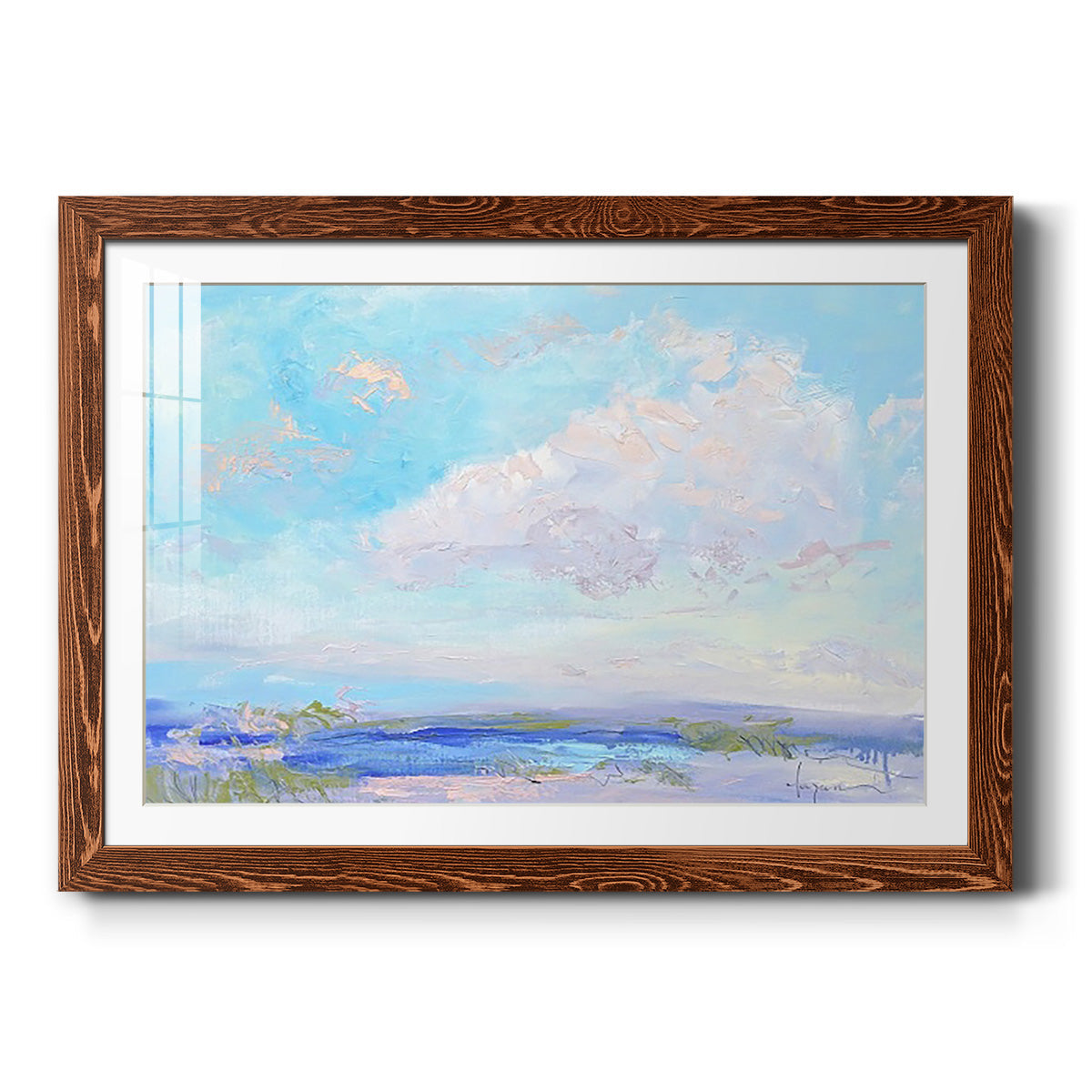 A Perfectly Lovely Day - Barnwood Framed Art Print