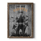 Haunted House - Premium Canvas Framed in Barnwood - Ready to Hang