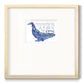Whale Love II - Double Matboard Framed Print