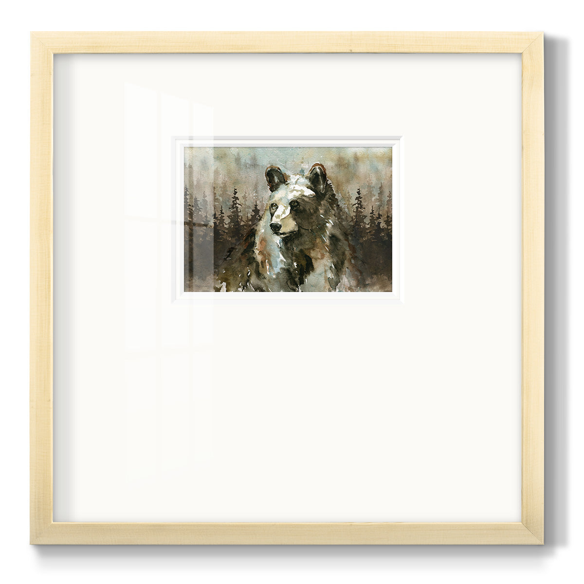 Lodge Twilight II - Double Matboard Framed Print