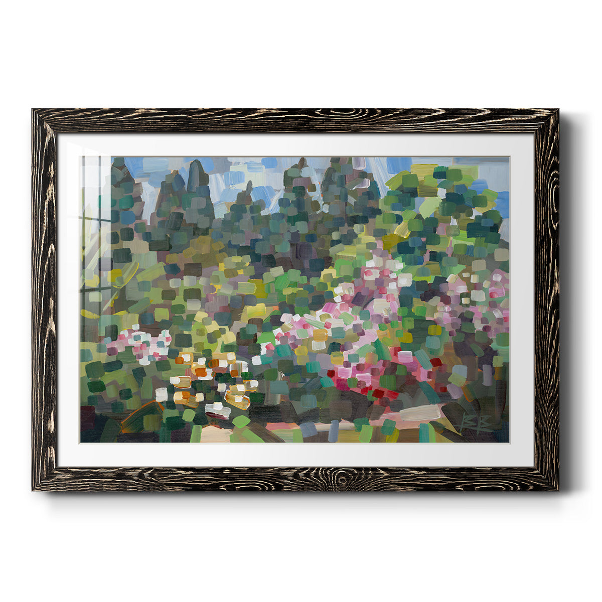 Arboretum in Spring-Premium Framed Print - Ready to Hang