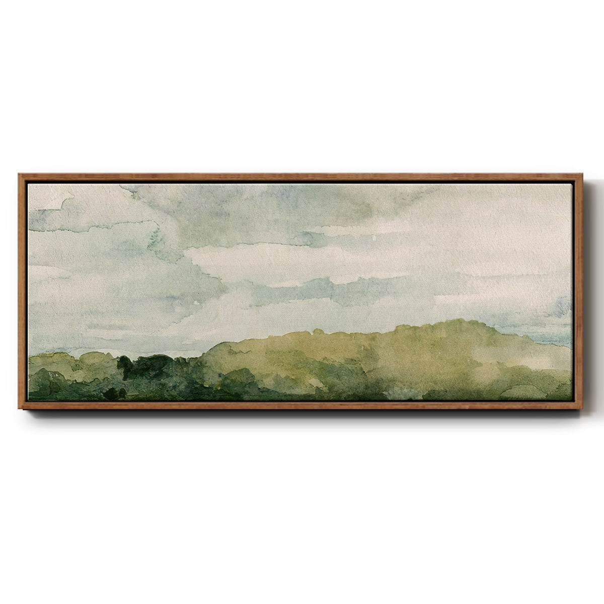 Riverside I - Floater Framed Canvas Print