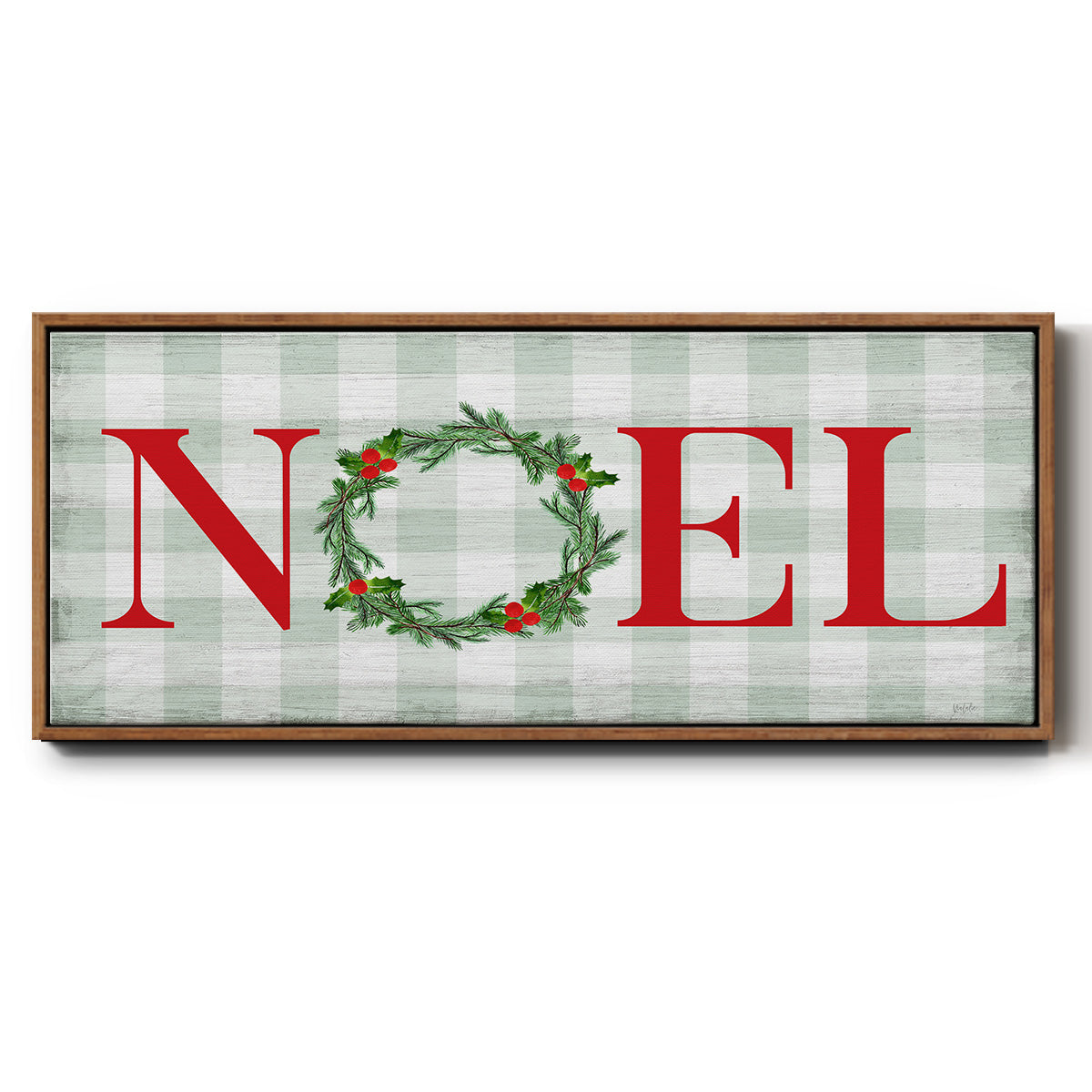 Noel - Floater Framed Canvas Print