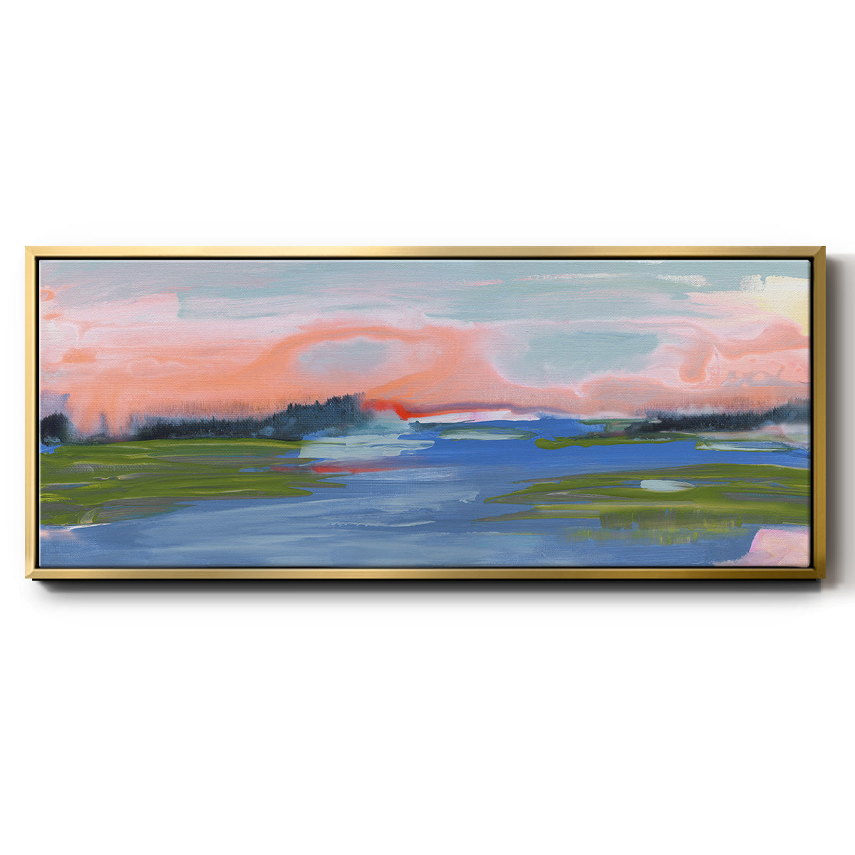 Kattskill Bay I - Floater Framed Canvas Print