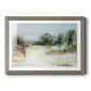 Wintery Horizon III - Barnwood Framed Art Print
