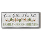 Feeding Friends I - Floater Framed Canvas Print