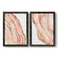 Rose Quartz I - Premium Framed Canvas 2 Piece Set - Ready to Hang